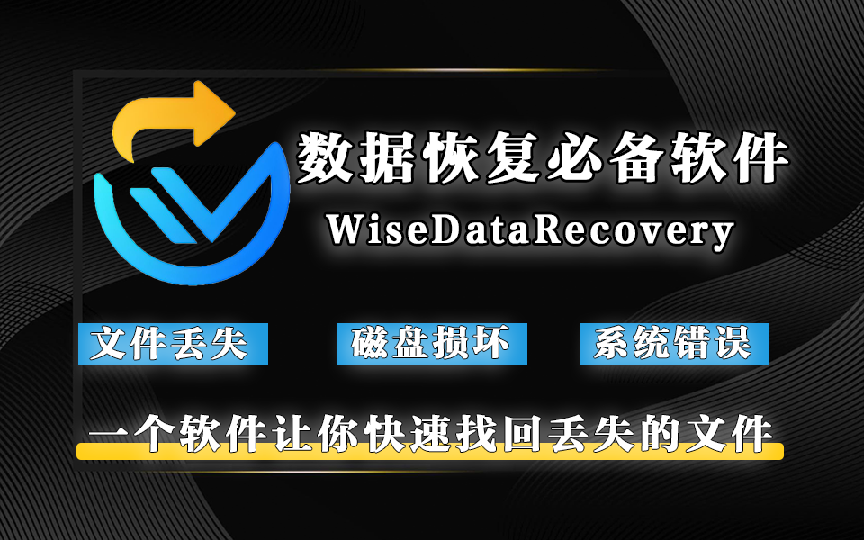 电脑数据丢失恢复软件-WiseDataRecovery【Pro版】930资源库-电脑软件-手机软件-网站插件合集-资源分享网站930资源库