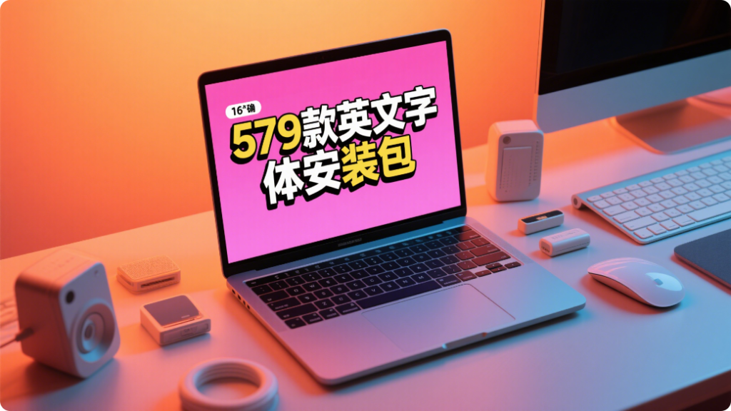 设计师必备【579款】英文字体安装包930资源库-电脑软件-手机软件-网站插件合集-资源分享网站930资源库