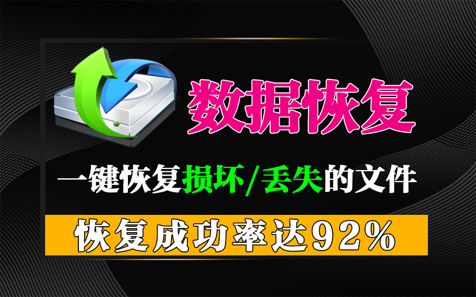 数据恢复软件-支持硬盘、U盘、SD卡等设备数据一键恢复【便携版】930资源库-电脑软件-手机软件-网站插件合集-资源分享网站930资源库
