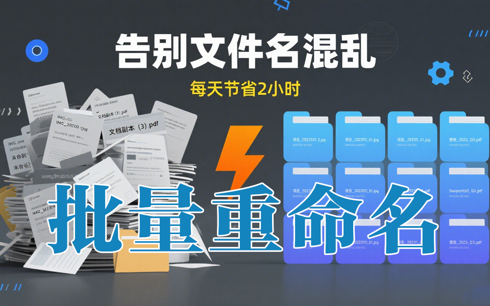 文件/文件夹批量重命名神器，助你高效办公必备：3 秒搞定批量重命名，让文件管理不再头疼！930资源库-电脑软件-手机软件-网站插件合集-资源分享网站930资源库