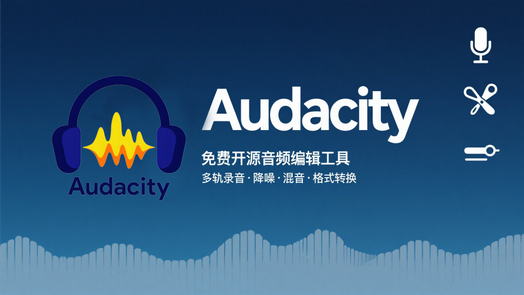 从录音到混音，Audacity 一站式音频处理，剪音频、去噪音、做播客，小白也能轻松上手！930资源库-电脑软件-手机软件-网站插件合集-资源分享网站930资源库