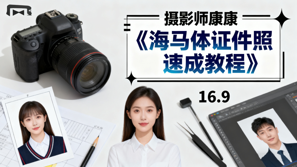 《海马体证件照速成教程》:证件照拍摄 + 修图技巧,让你颜值加分不踩坑!930资源库-电脑软件-手机软件-网站插件合集-资源分享网站930资源库
