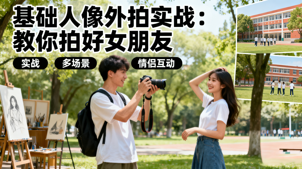 为什么别人拍女友好看？这套基础外拍实战课告诉你答案930资源库-电脑软件-手机软件-网站插件合集-资源分享网站930资源库