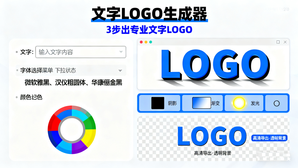 自媒体 / 店铺 / 个人 IP 专用 | 文字 LOGO 生成器 - portable，快速搞定品牌标识930资源库-电脑软件-手机软件-网站插件合集-资源分享网站930资源库