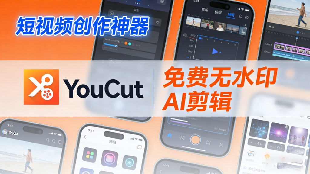 AI字幕 + 抠图一键搞定！移动端剪辑工具YouCut 太懂短视频创作者了！930资源库-电脑软件-手机软件-网站插件合集-资源分享网站930资源库
