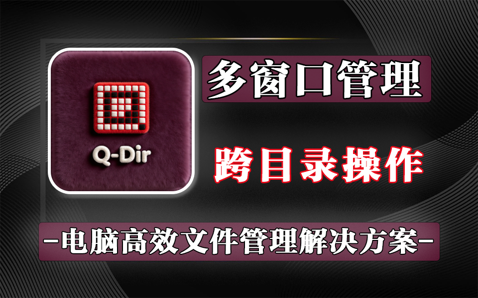 Q-Dir多窗口文件管理器:Windows 高效文件管理解决方案,提升跨目录操作效率!930资源库-电脑软件-手机软件-网站插件合集-资源分享网站930资源库