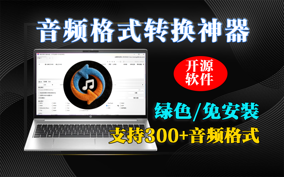 300+音频格式通吃！XRECODE3 x64：Windows 无损转换天花板！！！930资源库-电脑软件-手机软件-网站插件合集-资源分享网站930资源库