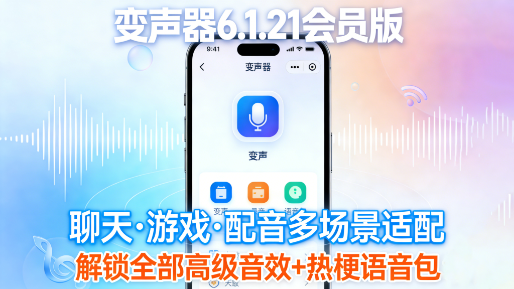 变声器APP|悬浮窗畅聊 + 全音效解锁|聊天 / 游戏 / 短视频多场景变声工具!930资源库-电脑软件-手机软件-网站插件合集-资源分享网站930资源库